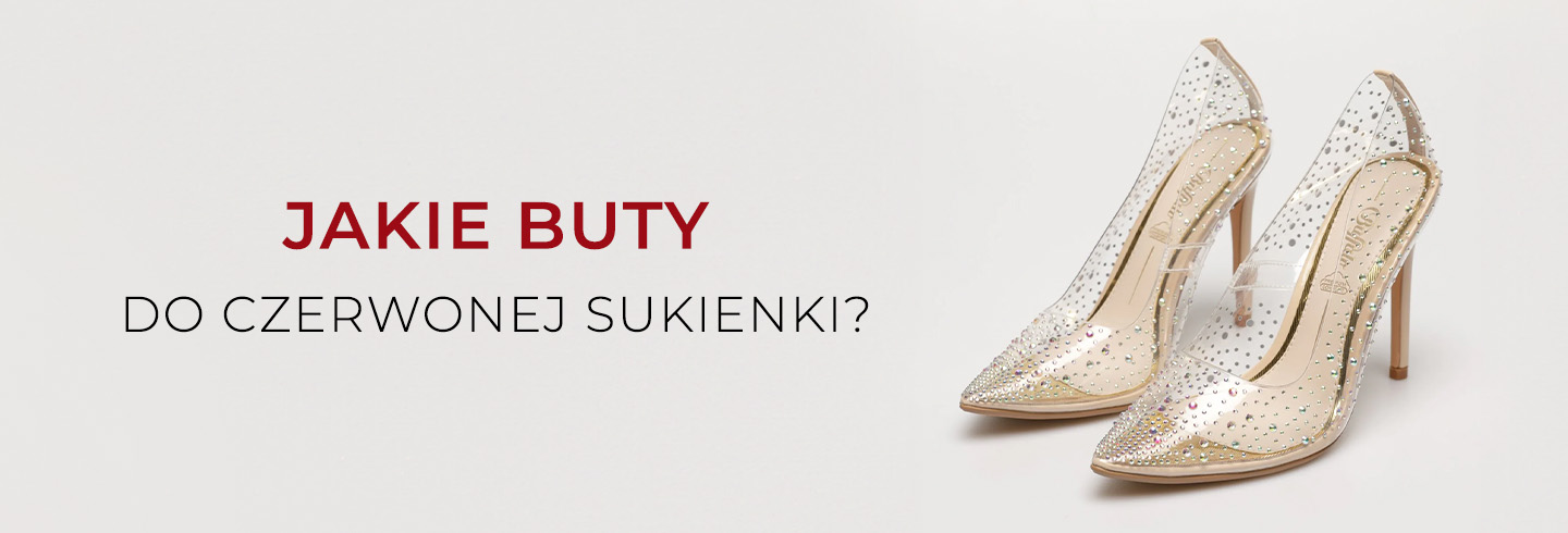 Jakie buty do czerwonej sukienki?